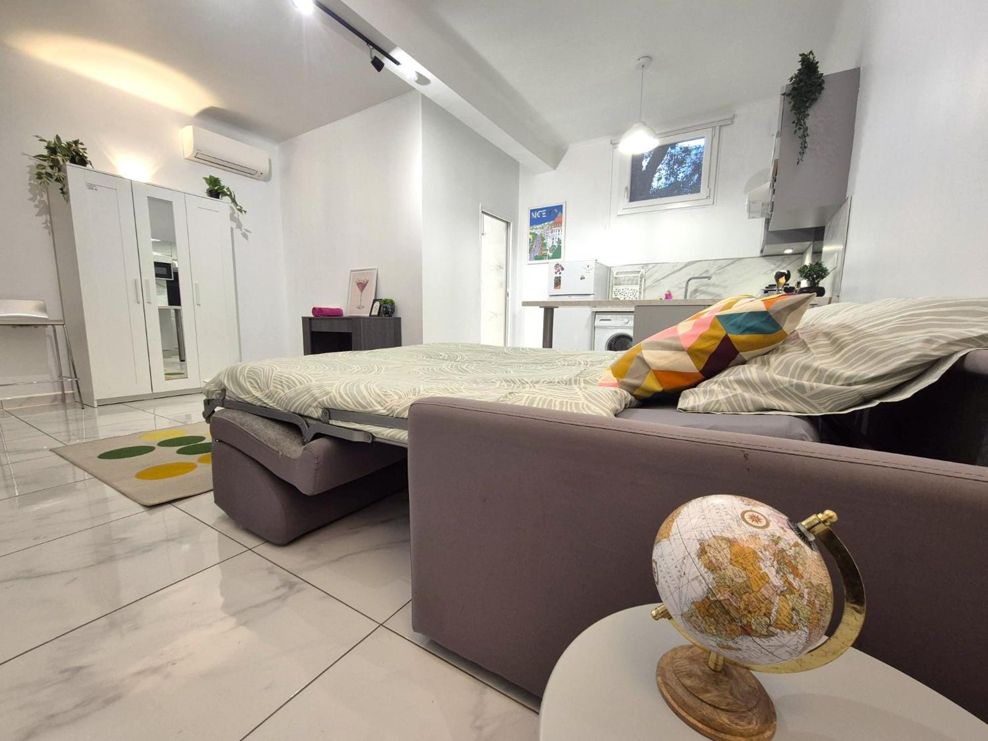 Studio Renove Au Centre Ville Nice Buitenkant foto